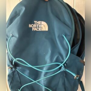 North face backpack Caribbean blue